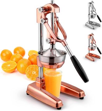 Zulay Kitchen Premium Citrus Juicer -Extra Tall Manual Citrus Press and Orange Squeezer