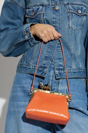 Jacquemus Berlingot Shoulder Bag, Womens, Orange