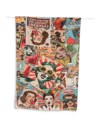 Faliero Sarti Stola Faliero Sarti Woman Power Print