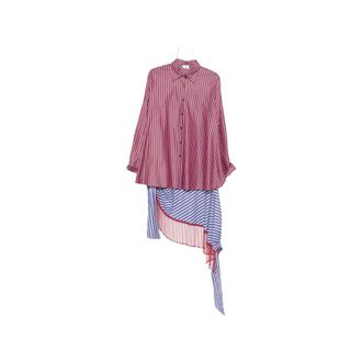 Andamane Shirt Dresses, female, Multicolor, Size: 2XS Beaded-Fringe Wrap Shirt Dress