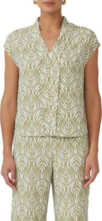 s.Oliver Black Label Kurzarmbluse mit All-Over Print