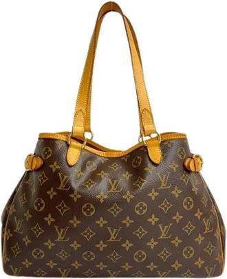 Louis Vuitton Pre-owned Shoulder Bags, female, Brown, Size: ONE SIZE Pre-owned Canvas Shoulder Bag