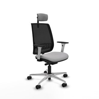 Piqueras y Crespo Silla De Oficina Piqueras Y Crespo Alares Blanco Espuma Inyectada