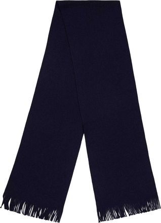 HUGO BOSS Albas Gebreide MidWeg Sjaal (Donkerblauw)