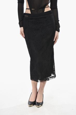 Dolce & Gabbana Lace Longuette With Inner Slip Dolce & Gabbana