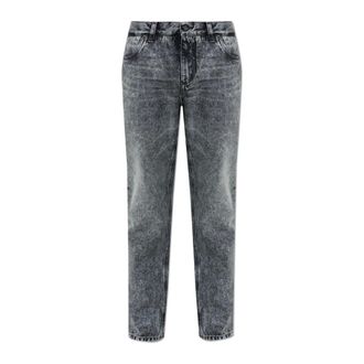 Dolce & Gabbana Straight Jeans, male, Gray, Size: XL Regular Jeans