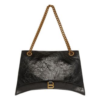 Balenciaga (WMNS) Balenciaga Crush Large Chain Bag Black 716332210IT1000