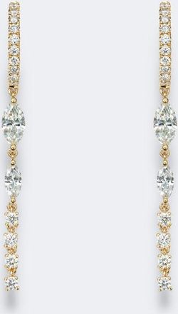 Anita Ko Olympia 18kt gold drop earrings with diamonds