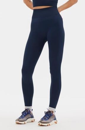 Halfdays Sophia Rib High Waist Legging in Navy at Nordstrom Rack, Size X-Large