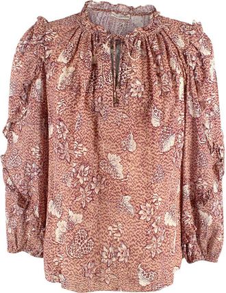 Ulla Johnson Floral Manet Blouse Size XS
