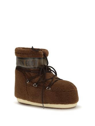 Moon Boot Icon Low Fleece Boot - Brown