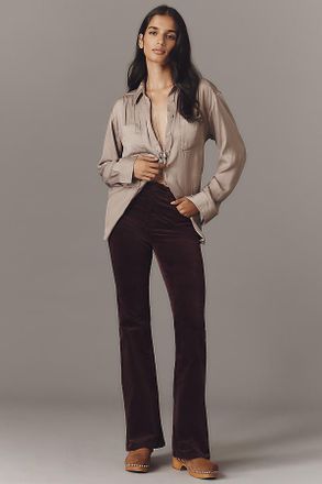 AG - Adriano Goldschmied AG Farrah Velvet Mid-Rise Boot-Cut Jeans