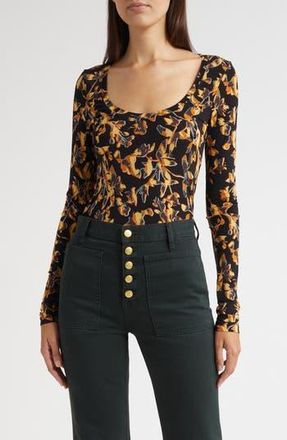 Ulla Johnson Aris Long Sleeve Knit Top in Solaris at Nordstrom Rack, Size Petite