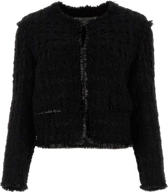 Tory Burch Tory Burch Black Tweed Blazer