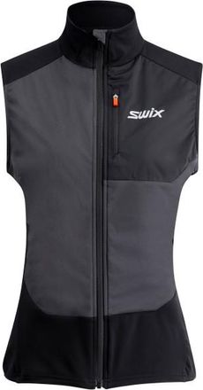 Swix Focus Vest Softshellgilet f&uuml;r Damen | schwarz/grau
