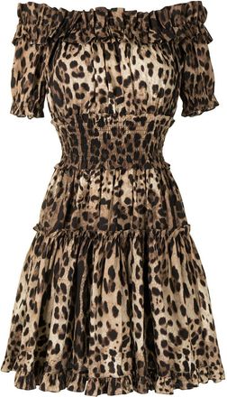 Dolce & Gabbana Womens Dresses Brown