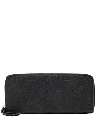 Louis Vuitton Black Monogram Empreinte Clemence Wallet