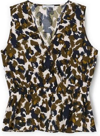 Motivi Etnische print top in gemengd lyocell - Dames - Tops zonder mouwen - Veelkleurig - M - Tops