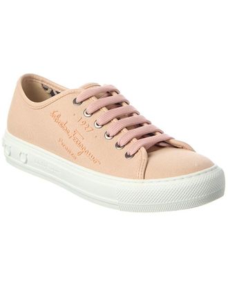 Ferragamo Mediterr Eco Canvas Sneaker
