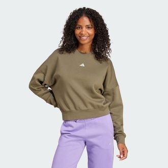 adidas Womens adidas Essentials Small Logo Feelcozy Sweatshirt