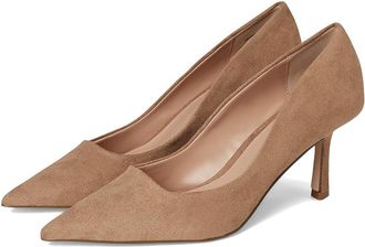 Madden Girl Brynn High Heels Taupe Fabric : 9.5 M, Leather