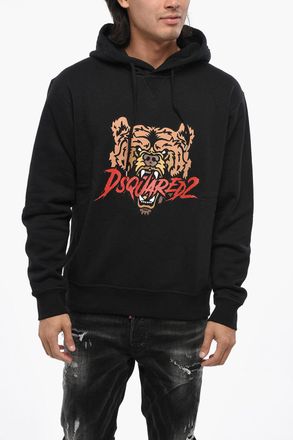 Dsquared2 Cotton Fleece Hoodie ANGRY BEAR Dsquared2