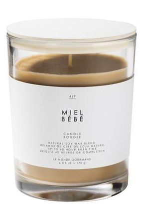 Le Monde Gourmand Miel B&eacute;b&eacute; Scented Candle at Nordstrom Rack, Size 6 Oz