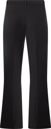 Max Mara Womens Flared Trousers Umanita Black Cotton