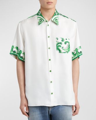 Men's Dolce & Gabbana Short Sleeve Shirts - up to −65
