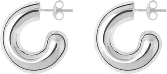 LI&Eacute; STUDIO Womens Rose Earrings In Silver