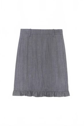 N&deg;21 Womens Ruffle Hem Skirt In Grey