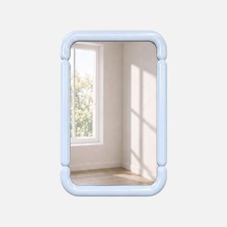 Sweeek Espejo Rectangular De Madera, 106cm