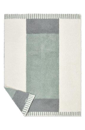 Barefoot Dreams CozyChic Cova Stroller Blanket in Beach Glass Multi at Nordstrom