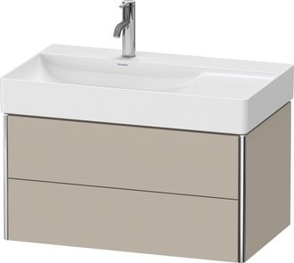 Duravit Xsquare Mueble De Ba&ntilde;o De Pared 78,4x46,0 Cm, 2 Cajones, - Duravit