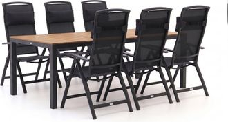 Forza Furniture Forza Capri/Fidenza 220cm dining tuinset 7-delig verstelbaar