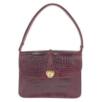 Gucci Pre-owned Borsa Coccodrillo 2way - - Pre-owned - Donna - Rosso - ONE SIZE