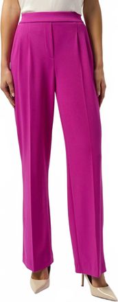 Joseph Ribkoff Pleated Pull On Wide Leg Trouser Pant In Cosmos
