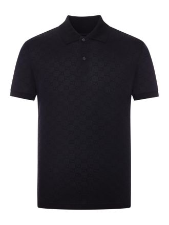 Gucci GG JACQUARD TECHNICAL JERSEY POLO - Gucci - Man