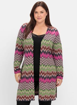 Sheego Longstrickjacke