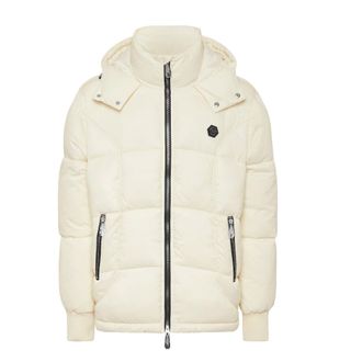 Philipp Plein Heren, Jassen, Beige, Maat: M Nylon