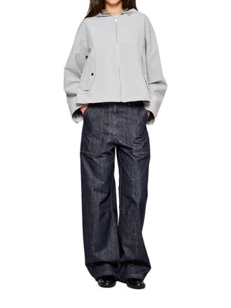 OOF Wear Grey Short Two Layers Hooded Parka