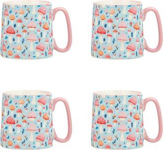 10 Strawberry Street Set Of 4 Bella Mugs