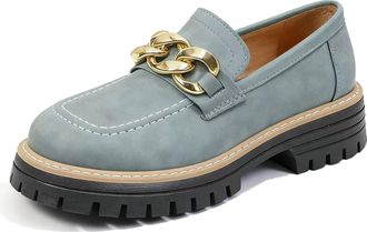 Generic Loafers Shoes for Women,Womens Orthopedic Platform Loafers for Women, Slip On Low Top Leathe Loafer with Arch Support Wide Fit Lightweight Business Wa