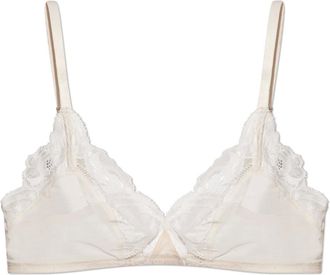 Hanro Ondergoed, Dames, Beige, L, Tule, Lysia Kanten Bralette