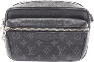 Louis Vuitton Pre-owned Outdoor Taigarama Waist Bag - Heren - Vintage Heuptassen - Zwart - ONE Size - Leer - Vintage