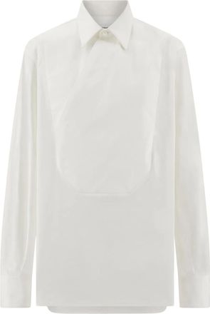 Ferragamo Camicia smoking - Bianco
