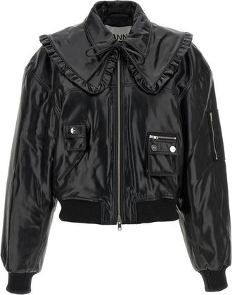 Ganni Mujer, Chaquetas, Negro, Talla: M