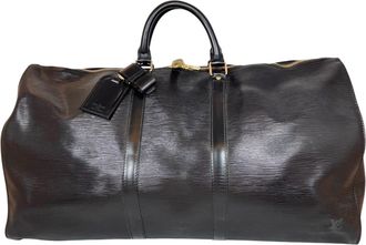 Louis Vuitton Black Epi Leather Boston Bag (Pre-Owned)