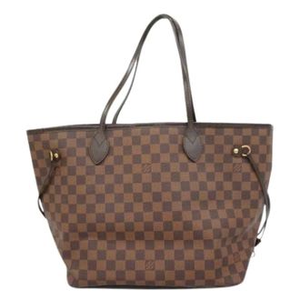 Louis Vuitton Pre-owned Tote Bags, female, Brown, Size: ONE SIZE Pre-owned Neverfull MM Tote Bag
