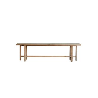 Tikamoon Banco de teca maciza reciclada